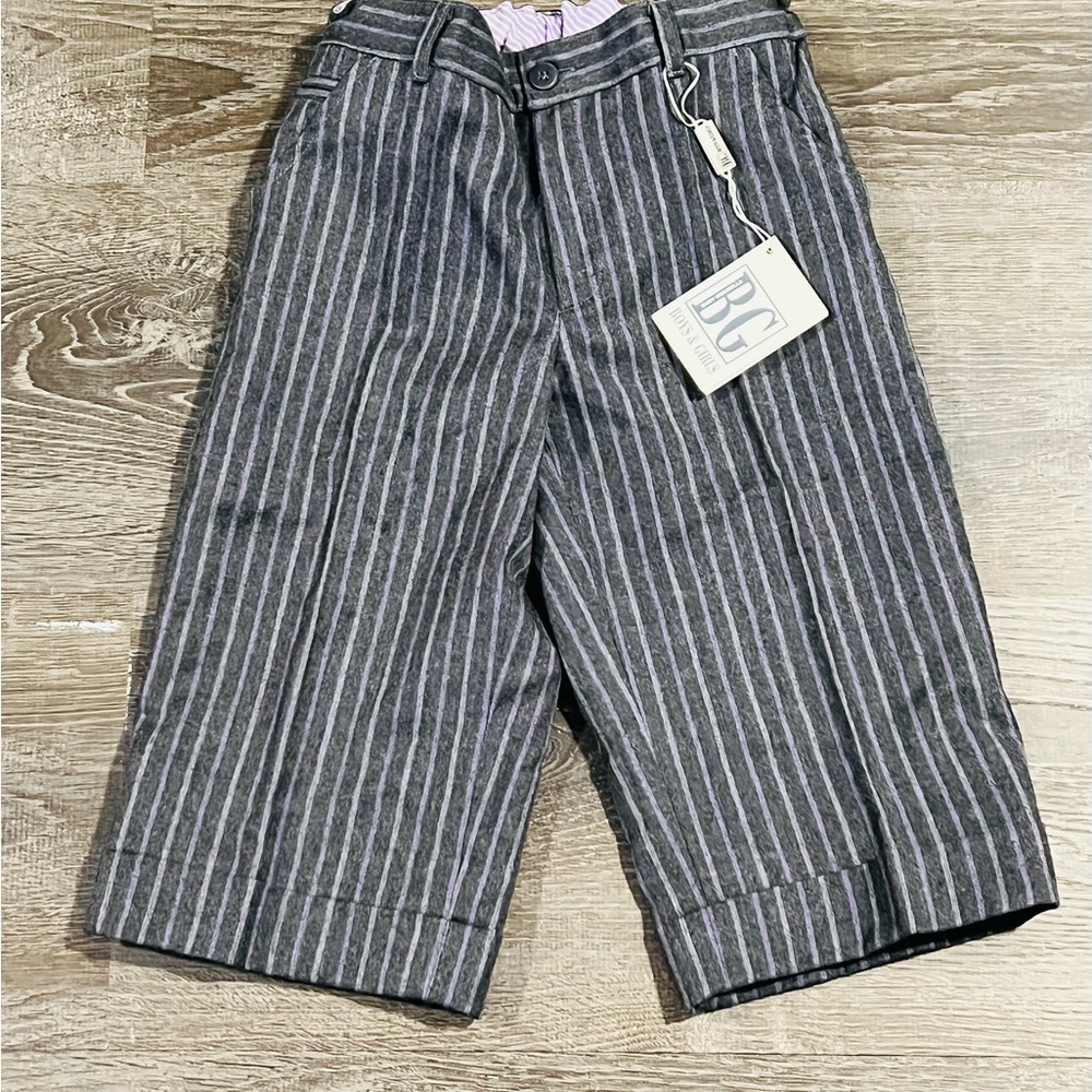 Boys & Girls Graziella***Gray/Lavender Cropped Boys Pants***Size 6 $260
